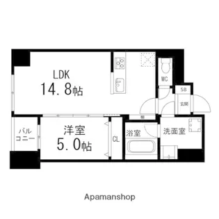 ルアーナ・エール・レジデンス仙台【401号室】の間取り