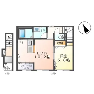エトワール【2階】の間取り