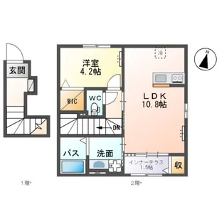 エンプレスツリー【2階】の間取り