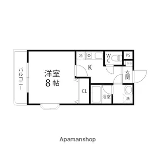 カレッジパーク12【105号室】の間取り