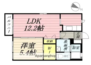 ディアスKⅠ【2階】の間取り