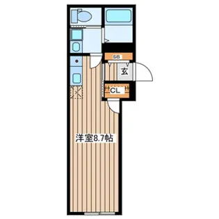 REFINA晩翠【4階】の間取り
