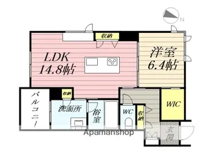 シェーナーヴァルト錦町【3階】の間取り