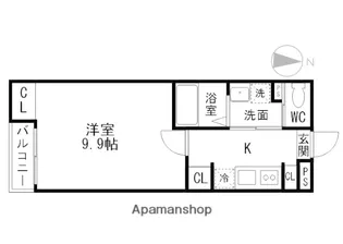 リアンテラス【2階】の間取り