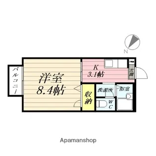 ポワロSJ【2階】の間取り