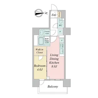 グランカーサ一番町【11階】の間取り