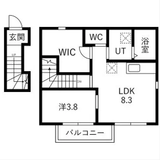 SOLEADO(ソレアード)【210号室】の間取り