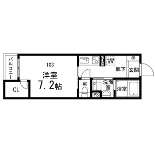 (仮称)ペアレシア泉ヶ丘Ⅹ【103号室】の間取り