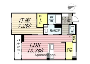 富岳五橋【2階】の間取り
