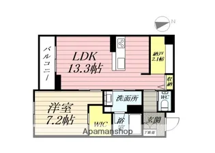富岳五橋【2階】の間取り
