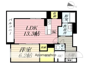 グローレン柏木【1階】の間取り