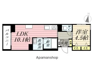 グローレン柏木【2階】の間取り
