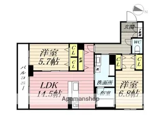 グローレン柏木【3階】の間取り