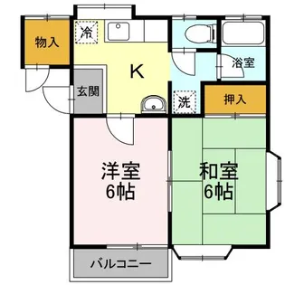ファウンテン A【1階】の間取り