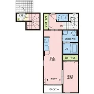 SERESTA吉岡(セレスタヨシオカ)【2階】の間取り