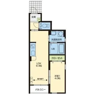 SERESTA吉岡(セレスタヨシオカ)【1階】の間取り