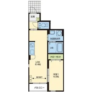 SERESTA吉岡(セレスタヨシオカ)【1階】の間取り