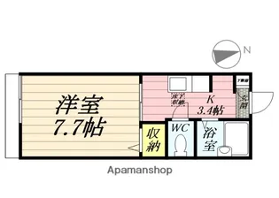 ラ・カパンナⅡ【1階】の間取り