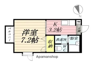 K’S COURT Ⅱ【2階】の間取り