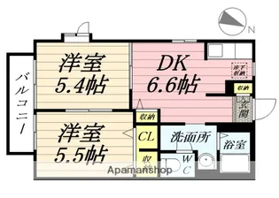 アルカンシエルC【1階】の間取り