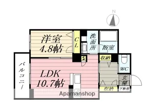 オルトペディアA【1階】の間取り