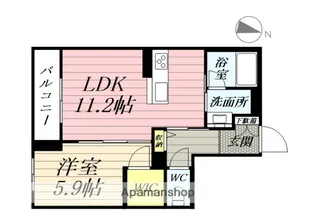 カノープス【3階】の間取り