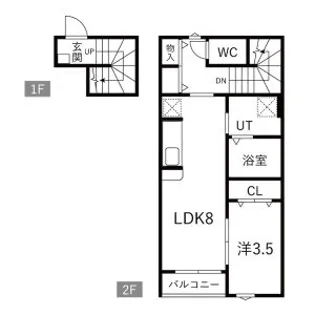 ミオレ【2階】の間取り