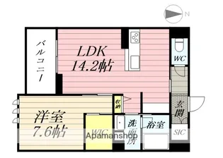 フェリシア【1階】の間取り