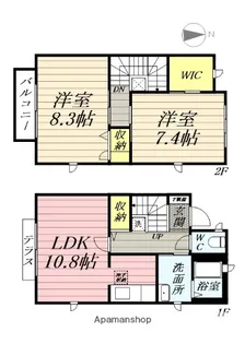 リッフェル長町【1階】の間取り