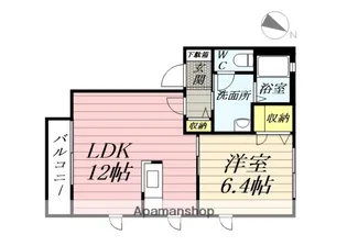 サングリーン鹿野Ⅴ【2階】の間取り
