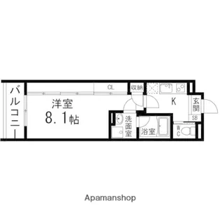 AL SOL泉中央【302号室】の間取り