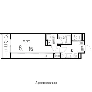 AL SOL泉中央【303号室】の間取り