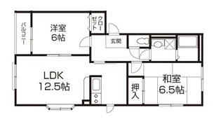 ドゥ・ドリーム【102号室】の間取り