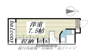 ラ・パルフェ・ド・国見【202号室】の間取り