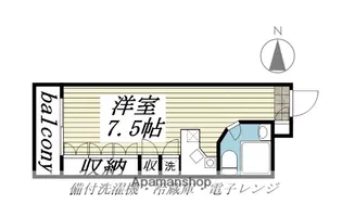 ラ・パルフェ・ド・国見【208号室】の間取り