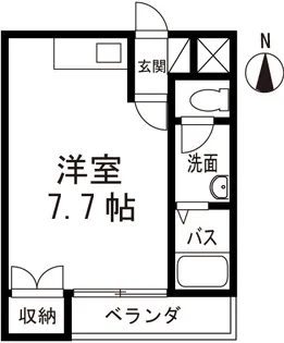 エクセルコート柏木【00102号室】の間取り