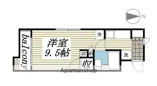 メゾン・ド・ポルカ【311号室】の間取り