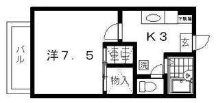 コンフォート東仙台【2階】の間取り