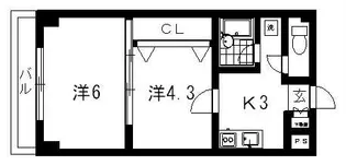 リビングステージ東仙台【2階】の間取り
