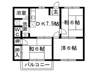ひよりプラザハイム【2階】の間取り