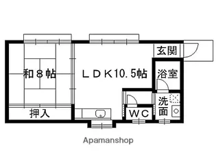 カーサ庄司【2階】の間取り