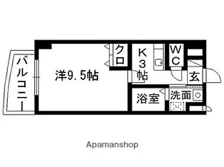 プログレス八乙女【2階】の間取り