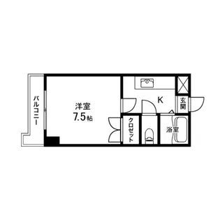 コンフォート五橋ステーション【302号室】の間取り