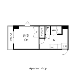コンフォート五橋ステーション【301号室】の間取り