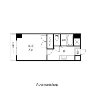 コンフォート五橋ステーション【315号室】の間取り