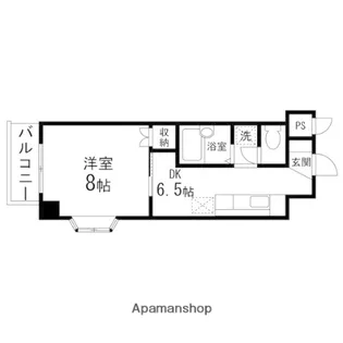 YSKコーポ卸町【0701号室】の間取り