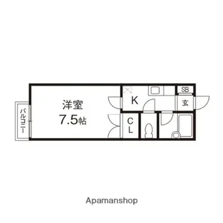 フォーチュンヒルズⅡ【203号室】の間取り