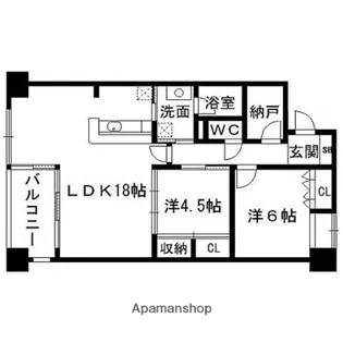 ファミールサイセイⅢ【302号室】の間取り