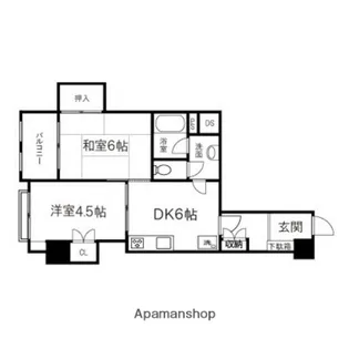 仙台ニュースカイマンションⅠ号棟【1003号室】の間取り