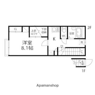 パレス祥楽【203号室】の間取り